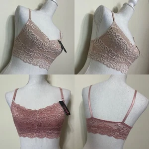 2-pack Women Lace Bralette Sexy Bra Floral Lingerie Sleepwear Night Top S/M - Picture 1 of 19