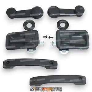 Door Inner Handle Set of 6 Compatible With Suzuki SJ Samurai Sierra Drover Gypsy - Picture 1 of 13