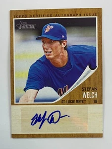 2011 Topps Heritage Stefan Welch Certified Autograph Issue Auto AR40 - Picture 1 of 2