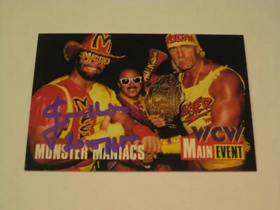 JIMMY HART WRESTLING GREAT "THE MOUTH OF THE SOUTH" AUTOGRAPH CARD COA FREE SHIP - Image 1 of 4