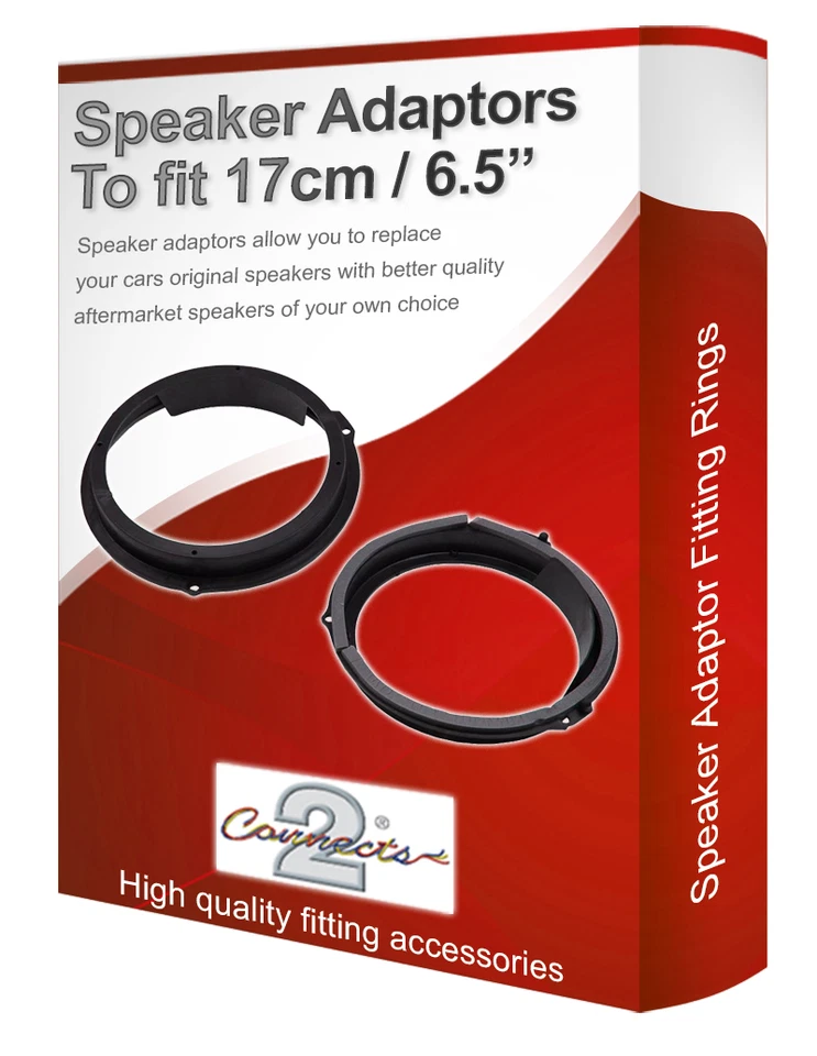 Ford S-Max speaker adapter pods Rear Door 17cm 6.5” fitting rings - Image 1 of 1