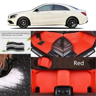 Fit For Chevrolet Malibu Car Floor Mats Luxury Waterproof Auto Liners carpets - Image 1 of 4