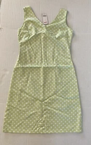 Nuevo con etiquetas Gymboree Helado Social Mujer Talla 8 Verde Pálido Lunares Vestido Sin Mangas - Imagen 1 de 1