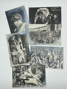 LOTTO 6 CARTOLINE FOTOGRAFICHE film QUO VADIS ? Emile Jannings Orgia Cinema muto - Picture 1 of 8