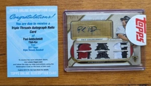 Paul Goldschmidt Topps Triple Threads Auto #04/18 - Bild 1 von 4
