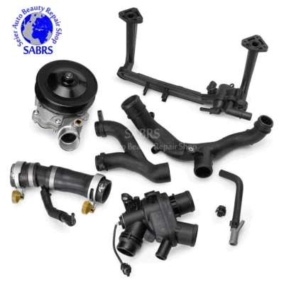 2013 Jaguar  XJ XF Cooling System Replace Kit 3.0L V6 Aj126 Supercharged Engine Foto 1 de 4