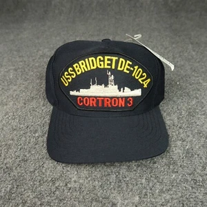 USS Bridget DE-1024 Czapka z zatrzaskiem Eagle Crest wyprodukowana w USA CORTRON 3 Fabrycznie nowa z metką - Zdjęcie 1 z 5