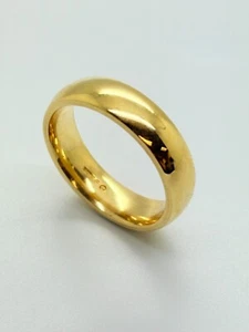 18ct (750) Yellow Solid Gold Wedding Band – 5.7mm - Picture 1 of 11