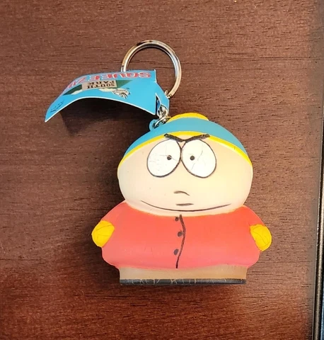 South Park 1998 Vintage Squeezies Cartman Key Chain NEW w/ Tags Cover