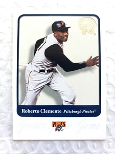 2001 Fleer Baseball GREATS OF THE GAME - ROBERTO CLEMENTE - Card #1 - NRMNT/MINT - Picture 1 of 6
