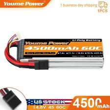 14.8V 4S 4500mAh 60C Lipo Battery for RC Tr Car Truck Drone Helicopter Boat