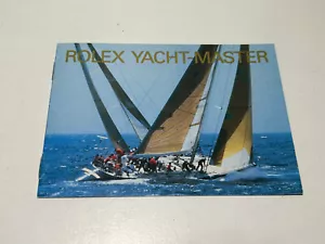 ULTRA RARE VINTAGE ROLEX YATCH-MASTER BOOKLET YEARS 1992 ITA GENUINE - Foto 1 di 5