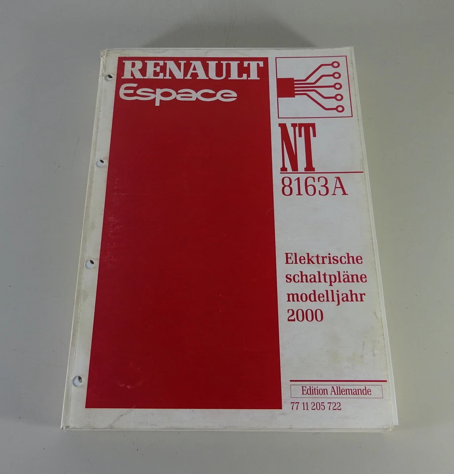 Manual De Taller Electricidad / Esquemas Renault Espace III JE Año Modelo 2000 - Imagen 1 de 2