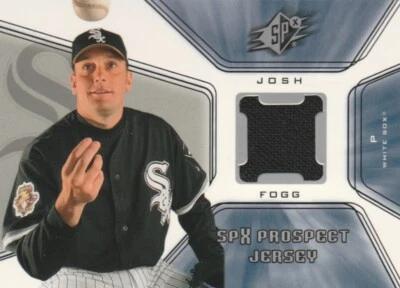 2001 SPx #132 UD Prospect Jersey Josh Fogg Chicago White Sox RC Baseball Card - Image 1 of 2