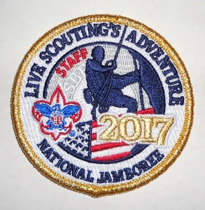 2017 National Boy Scout Jamboree Official Uniform Staff Patch - Picture 1 of 1