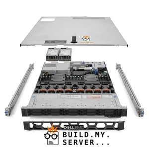 Dell XC640 Server 2x Gold 5118 2.30Ghz 24-Core 256GB RAM 2x 480GB SSD 8x 1TB SAS - Picture 1 of 5
