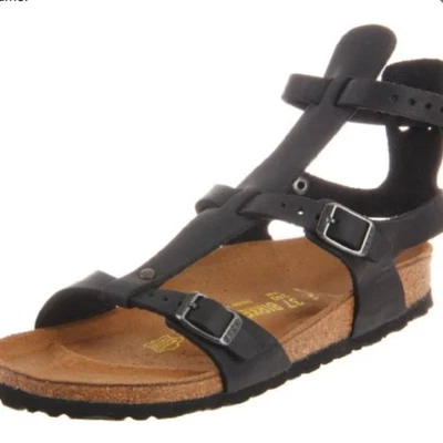 Birkenstock Chania Gladiator Sandal Leather Ankle Buckles Strappy EU 37 / US 6 - Image 1 of 4