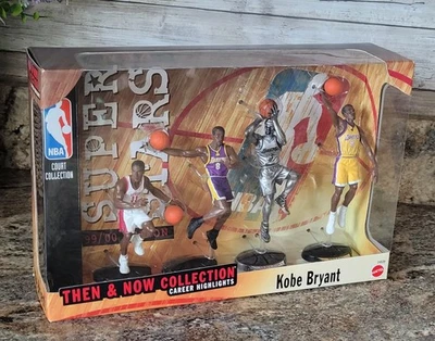 Kobe Bryant NBA Superstars 1999 Now & Then Collection Mattel Figures Rare Toy - Image 1 of 4