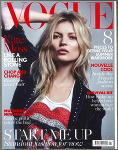 Vogue Magazine: Kate Moss, Camille Rowe, Kate Tempest, Fashion Models, May 2016 - Picture 1 of 4
