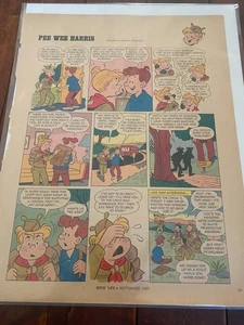 Vintage 1967 Pee Wee Harris Comic ad - Picture 1 of 1