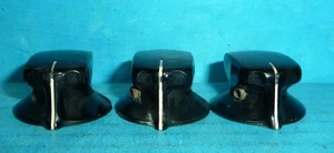 3 VIZ RCA Knobs 1 Inch Skirt 1/4 inch Shaft - Picture 1 of 3