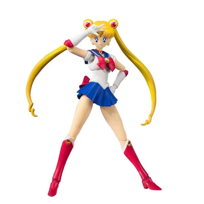 Bandai S.H. Figuarts SAILOR MOON Animation Color Edition Sailor Moon Figure NEW - Image 1 of 4