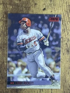 2021 Stadium Club Red Foil #185 Kirby Puckett - Minnesota Twins Card - Bild 1 von 2