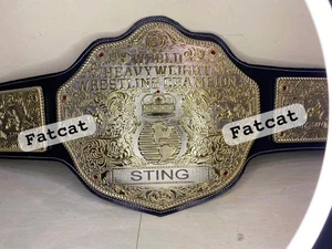 STING Crumrine Textur Big Gold Championship Gürtel Replik 4 mm (tariffrei) - Bild 1 von 4