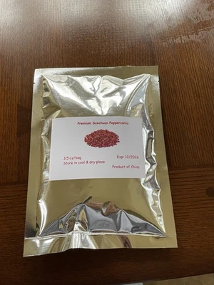 Premium Szechuan Sichuan Red Peppercorns 3.5 Oz New FREE Shipping - Image 1 of 2