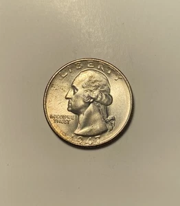 1947-S Washington Quarter Gem BU Uncirculated MS - Picture 1 of 2