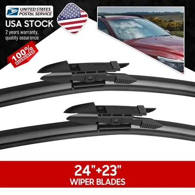 Juego de escobillas limpiaparabrisas duraderas de coche 24""+23"" para BMW 545i,525i M54 2004-2005,530i M54 Foto 1 de 4