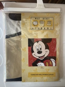 New Disney At Home Urban Mickey Mouse Shower Curtain 72x72 Vinyl - Picture 1 of 2