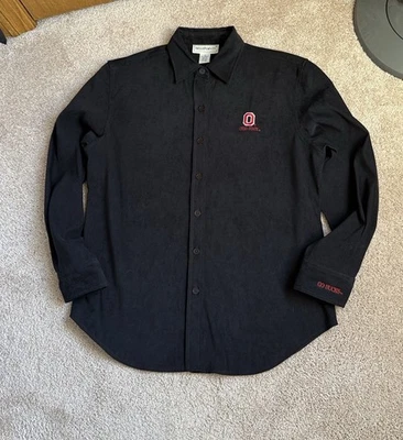 Vintage Bellepointe Negro Imitación Gamuza Damas Abotonada.   Talla mediana Foto 1 de 4