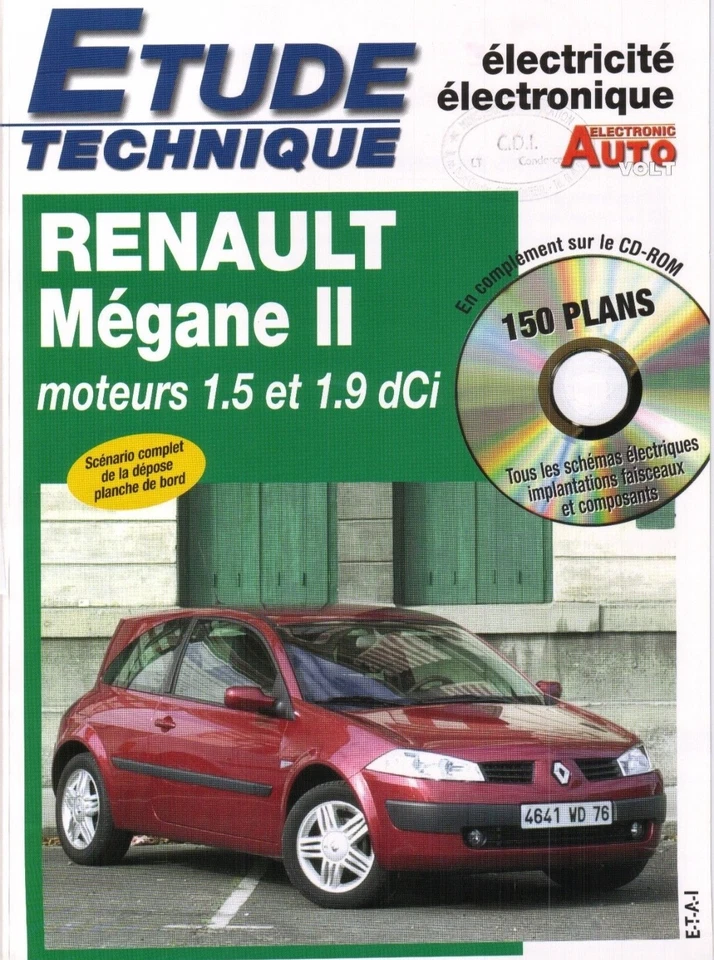MANUALE RECENSIONE RIPARAZIONE AUTO PDF EAV 806 - Mégane II 1.5-1.9 dCi RENAULT - Immagine 1 di 1