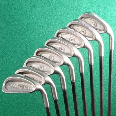 Ping Eye 2 Brown Dot 3-PW Iron Set Factory Karsten Olympic Graphite Stiff - Image 1 of 4