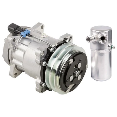 For Chevy C60 Kodiak & GMC C6000 Topkick OEM AC Compressor w/ A/C Drier - Image 1 of 4