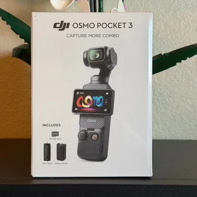 DJI Osmo Pocket 3 Capture More Combo Gimbal Camera Bundle Action Video Vlogging - Image 1 of 4