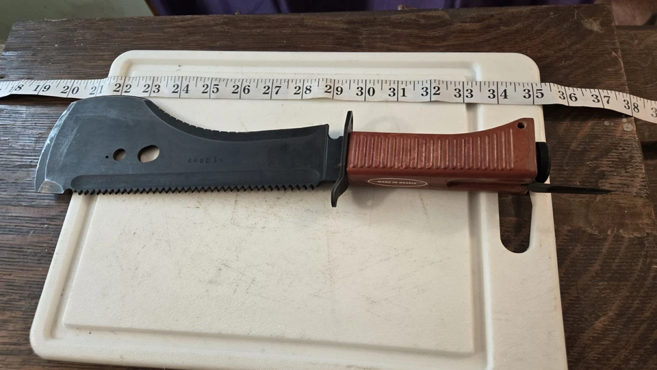 Российский Спецназ ГРУ Боевой Инструмент для Выживания Мачете С Сделанной в США Кобурой - Изображение 1 из 4