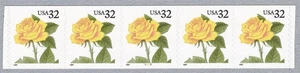 PNC5 32c Yellow Rose SA 2233 US 3054 MNH F-VF - Picture 1 of 2