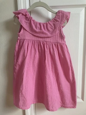 ZARA Pink Ruffled Dress 4-5 Years - Image 1 of 3