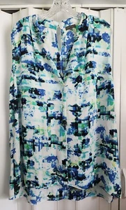 Vince Camuto Women's Multi Colored Sleeveless 100% Polyester Top Size 2X - Picture 1 of 6