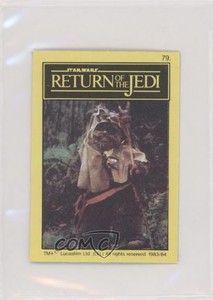 1983 Monty Fabrieken Return of the Jedi Ewok #79 2xw
