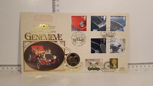 ( Lot 754c )  BENHAM PNC BU COIN COVER CLASSIC CARS, 1996 ISLE OF MAN £2  - Picture 1 of 4