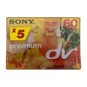 5x Sony Mini DV 60/90 Premium Kassette NEU und OVP MiniDV Digital Video Kamera - Bild 1 von 4