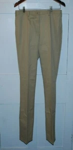 Damenhose Khaki Chino Lady Edwards Größe 8 Ungesäumt Beige - Bild 1 von 9