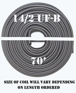 14/2 UF-B x 70' Southwire Underground Feeder Cable - Picture 1 of 2
