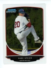 2013 Bowman Draft Picks & Prospects Chrome Gabe Speier #BDPP98 Boston Red Sox
