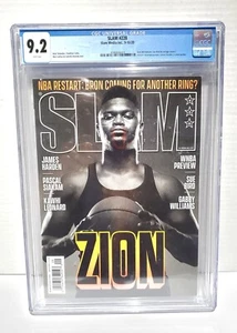 2020 Zion Williamson Slam Magazine CGC 9.2 - Picture 1 of 4