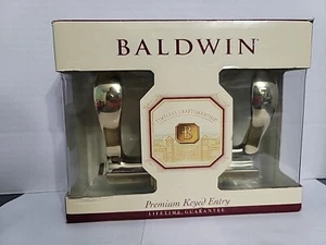 Baldwin 5255003RENT Kombi Wellenhebel mit klassischer Rose Messing poliert - Bild 1 von 6