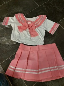 Cosplay Kostüm Sailor Moon Anime Uniform Halloween Karneval S XS M Rosa - Bild 1 von 2